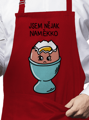 Naměkko zástěra Red