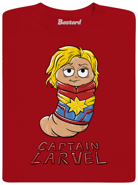 Captain Larvel pánské dlouhý rukáv Red