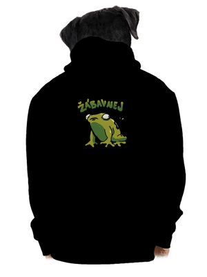 Žábavní pánská mikina na zip Black