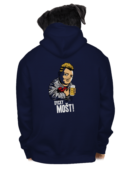 Dycky mošt pánská mikina na zip Navy