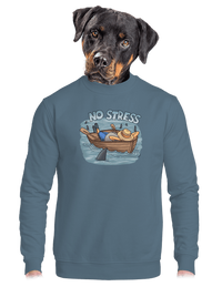 unisex mikina bez kapuce