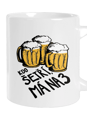 Kdo šetří, má na tři velký hrnek White