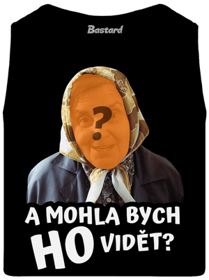 Mohla bych ho vidět? pánské tílko Black