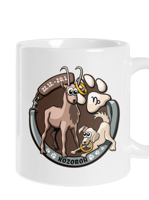 Psí horoskop: Kozoroh klasický hrnek White