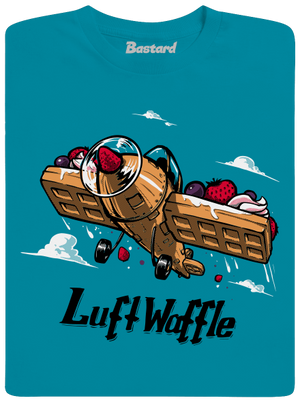 Luftwaffle pánské tričko Diva Blue