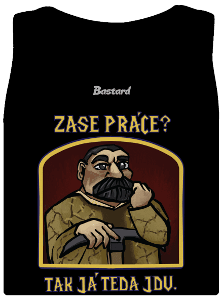 Zase práce? dámské tílko klasické Black