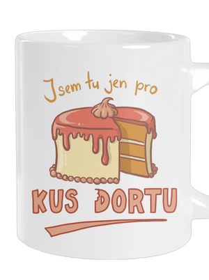 Pro kus dortu velký hrnek White