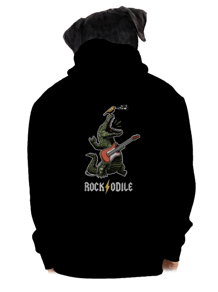Rockodile pánská mikina na zip Black