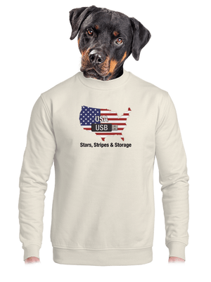 unisex mikina bez kapuce