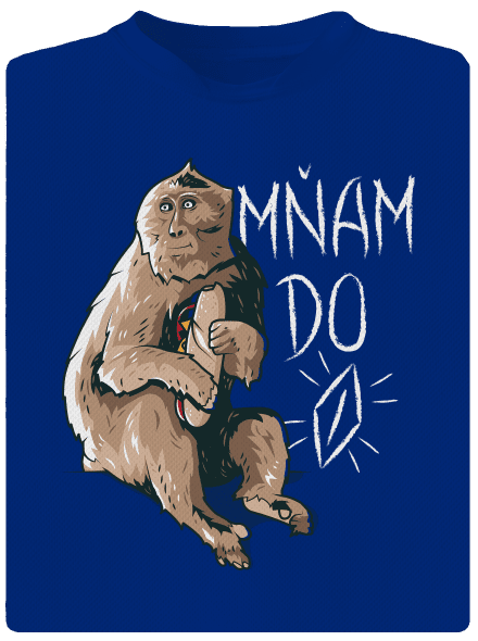 Mňam do p*** pánské sportovní tričko Royal Blue Mal