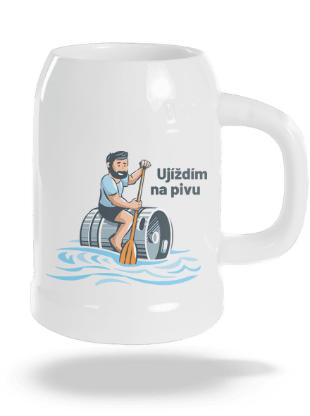 Ujíždím na pivu půllitr White