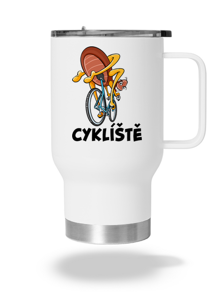 Cyklíště termohrnek White