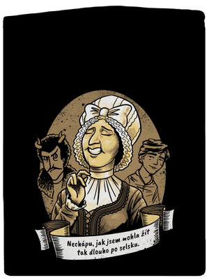 B14: Dorota Máchalová pánská mikina na zip Black