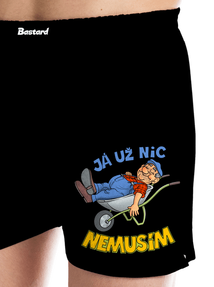 Nemusím pánské trenky Black