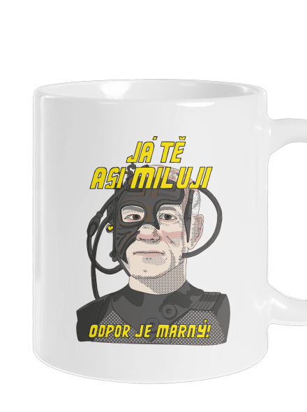 Zamilovaný Borg klasický hrnek White