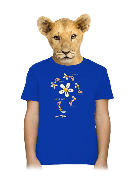 Má mě rád dětské tričko Royal Blue