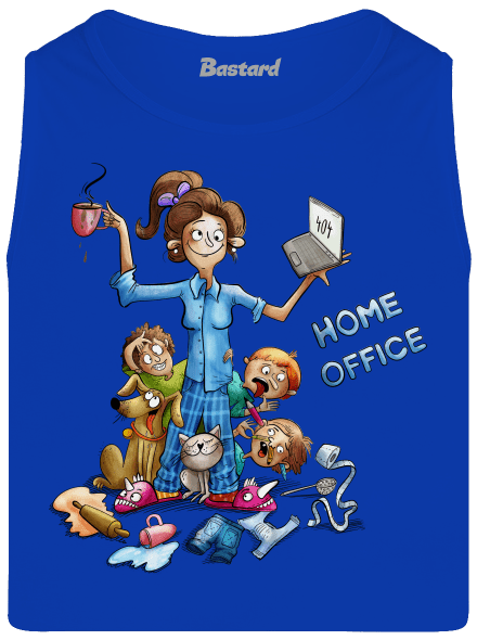Maminčin home office pánské tílko Royal Blue