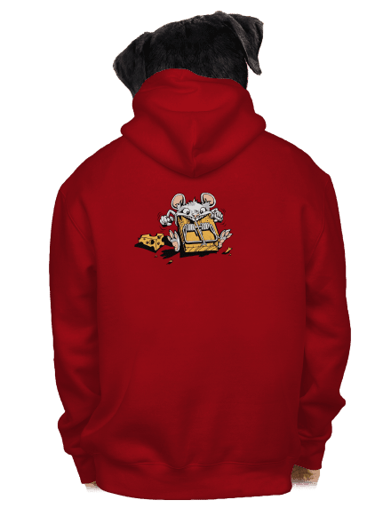 Gurmán pánská mikina na zip Red