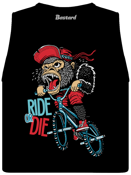 Ride or die dámské tílko volné Black