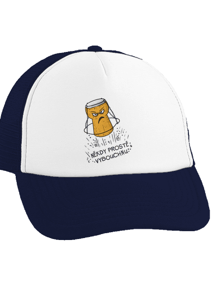 Někdy vybouchnu kšiltovka truckerka French Navy cap