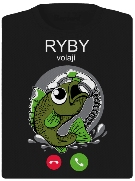 Ryby volají dámské sportovní tričko Black