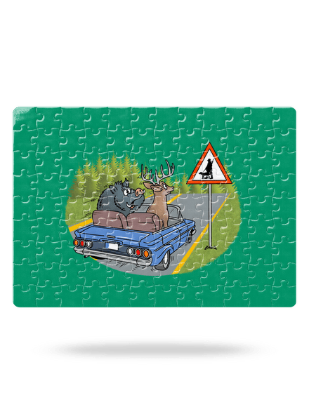 Myslivec puzzle White