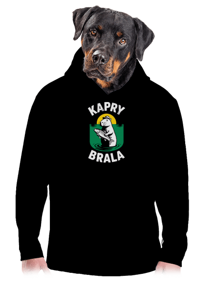 Kapry brala pánská mikina klokanka Black