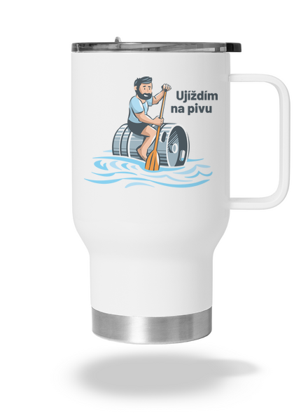 Ujíždím na pivu termohrnek White