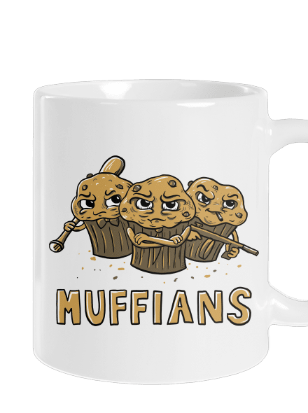 Muffians klasický hrnek White