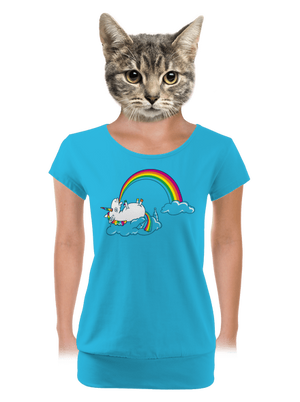 dámské tričko s lemem