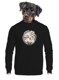 unisex mikina bez kapuce