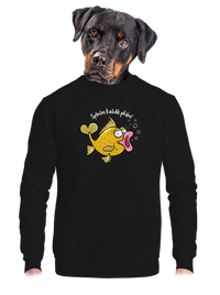 unisex mikina bez kapuce
