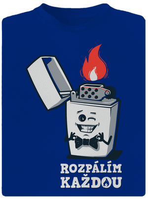 Rozpálím každou pánské sportovní tričko Royal Blue Mal