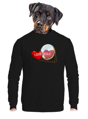 unisex mikina bez kapuce