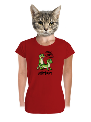 Ještě, ještě dámské tričko premium Red Mal