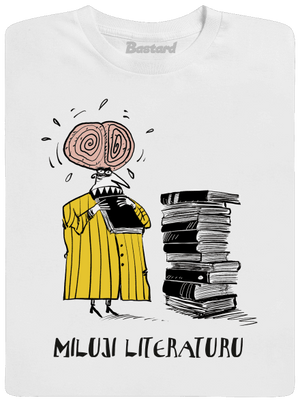 Miluji literaturu dětské tričko White