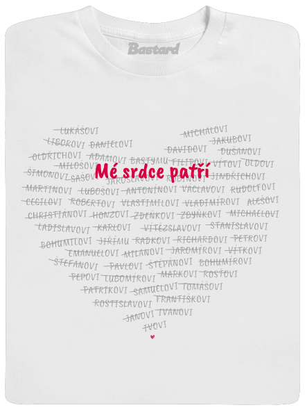 Mé srdce patří dětské tričko White