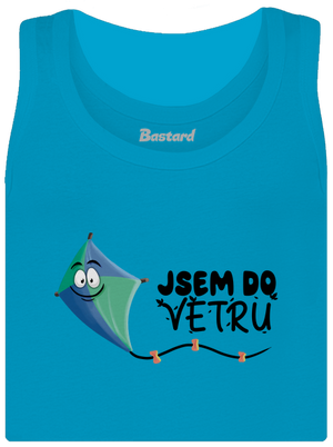 Do větru dámské tílko klasické Blue Atol