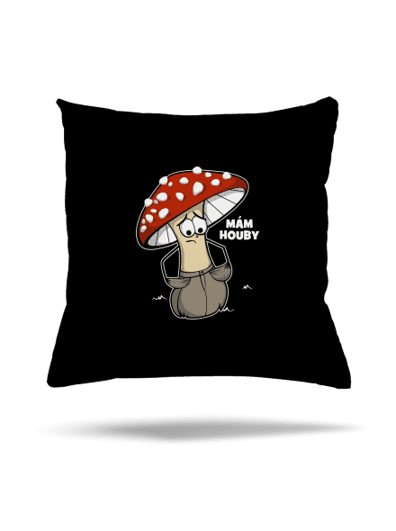 Mám houby polštář Black