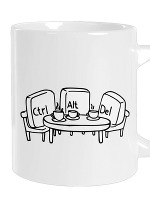 Nerozluční kamarádi velký hrnek White