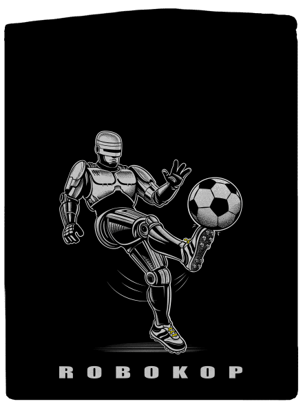 Robokop pánská mikina na zip Black