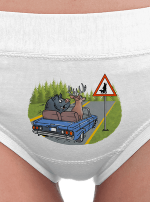 Myslivec dámské kalhotky White