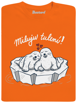 Miluju tulení dětské tričko Orange