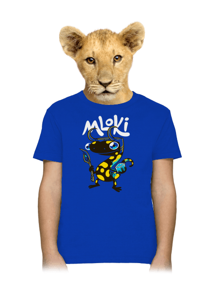 mLoki dětské tričko Royal Blue