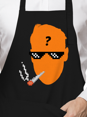 Thug life zástěra Black