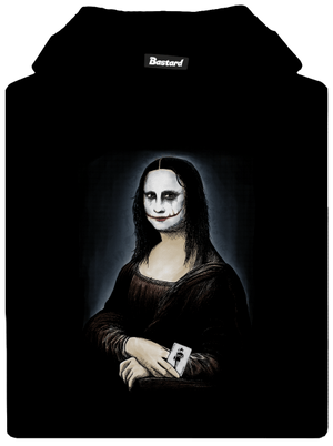 Mona Joker Lisa dětská mikina klokanka Black