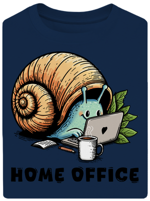 Šnekův home office unisex tričko oversized Midnight Blue