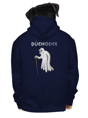 Duch důchodce pánská mikina na zip Navy