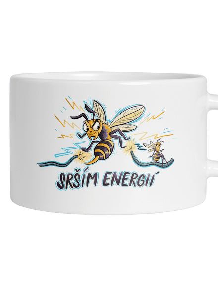 Srším energií hrnek makronka White