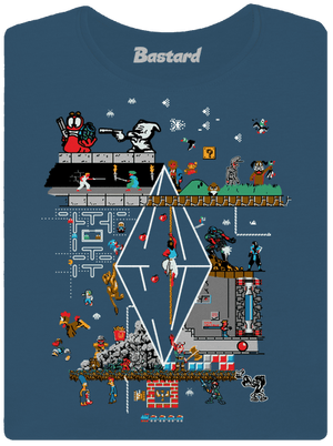 Zapaříme dámské tričko premium Petrol Blue